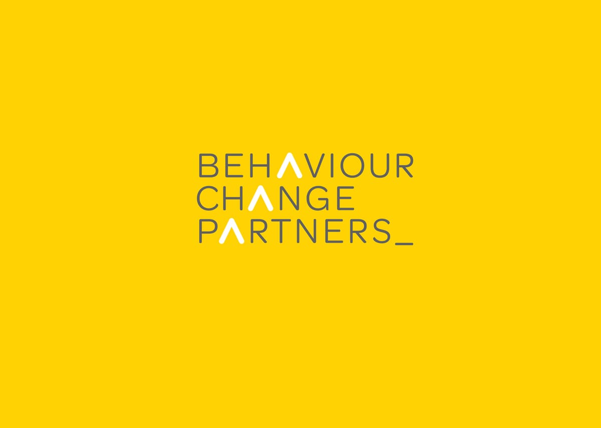 Cover Image Behaviour Change Partners